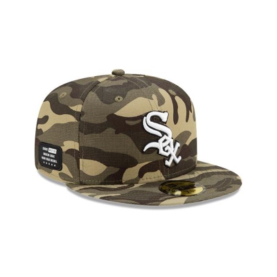 Chicago White Sox Gorra | New Era MLB Armed Forces Weekend 59fifty Fitted Cap Mexico - Verdes
